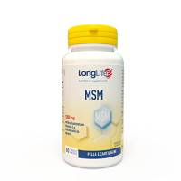 LongLife MSM | MSM con vitamina C e bioflavonoidi | 2000mg OptiMSM™ per dose giornaliera | Alto dosaggio | Vegano e senza glutine