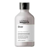 L'Oréal Professionnel Paris Shampoo professionale per capelli grigi e bianchi Silver Serie Expert, Formula neutralizzante anti-giallo