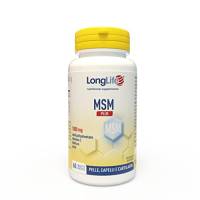 LongLife MSM Plus | MSM con vitamina C, biotina e zinco | 1000mg OptiMSM™ per dose giornaliera | Alto dosaggio |Vegano e senza glutine| 111 g