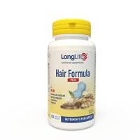LongLife® Hair Formula Plus | Integratore con MSM, biotina, amminoacidi solforati, vitamine, minerali ed estratti vegetali | Salute e crescita dei capelli | 60 tavolette | Senza glutine
