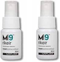 Napura M9 Riker Riparazione cheratina dei Capelli Danneggiati Trattamento Pre-Shampoo (confezione da 2)| Migliora la struttura e la condizione dei capelli, mantenendo l'idratazione| 30 ml x2