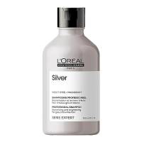 L'Oréal Professionnel Paris | Shampoo professionale per capelli grigi e bianchi Silver Serie Expert, Formula neutralizzante anti-giallo