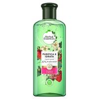 Herbal Essences Shampoo Fragola Bianca e Menta Dolce, Purifica Delicatamente, in Collaborazione con Giardini Botanici Reali di Kew, 250 ml