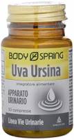 Body Spring Uva Ursina - Integratore alimentare, Apparato urinario, Flacone 50 Compresse, 50 g