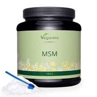 MSM Vegavero® | in polvere (1kg) | Metilsulfonilmetano puro al 99,9% | Fattore Mesh 40-80 | Zolfo Organico | SALUTE delle ARTICOLAZIONI | Vegan