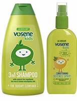 Vosene Kids - Shampoo repellente per pidocchi 3 in 1, 250 ml, con balsamo spray difensivo, 150 ml