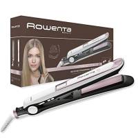 Rowenta Premium Care 7/7 SF7460F0 – Piastra per capelli ad alta protezione, rivestimento di cheratina di cashmere con olio di argan e generatore di ioni.
