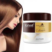 Karseell - Trattamento per capelli al collagene, 500 ml, olio di argan e collagene, maschera per capelli secchi e danneggiati, 500 ml