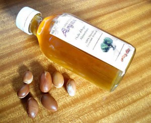 olio di argan per capelli