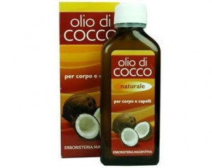 olio di cocco per capelli